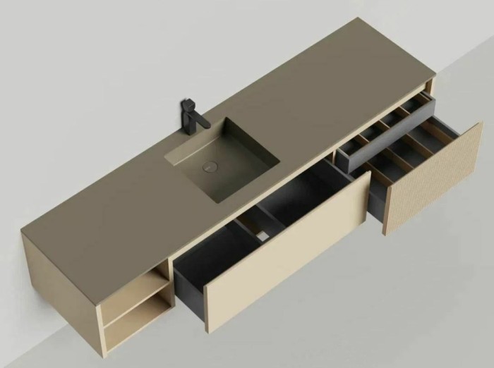 Salini подвесная тумба 2000, domino, 27d120ain цвет: бежевый