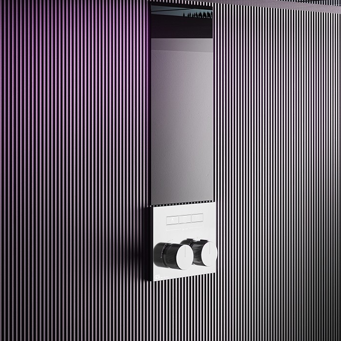Gessi Смеситель для душа, с включением до 2 источников одновременно, Hi Fi, 63079#031 цвет: хром