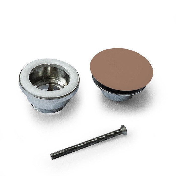 ArtCeram сливной гарнитур - выпуск (для раковины - биде), aca038 40 00 цвет: коричневый матовый