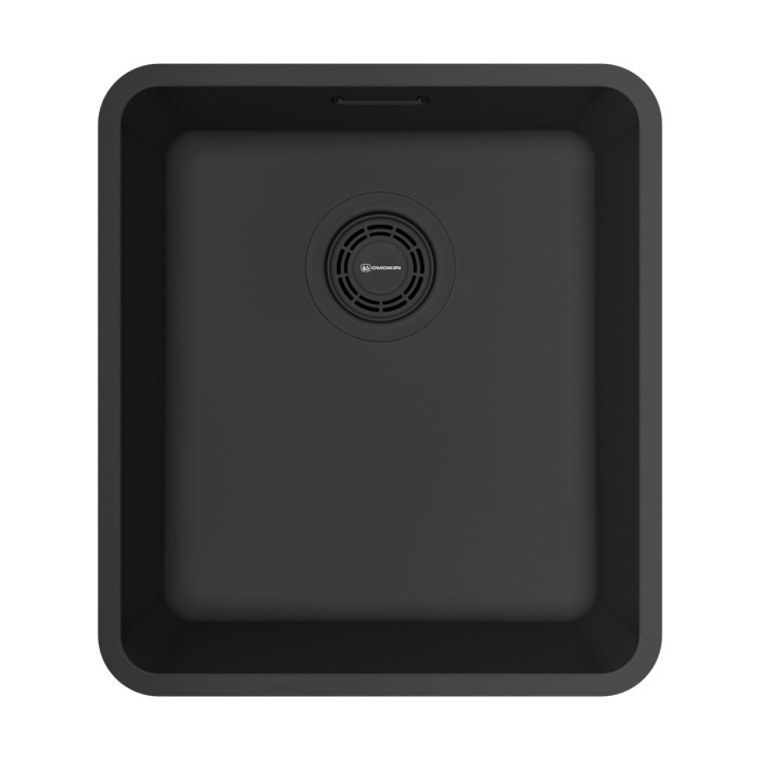Omoikiri кухонная мойка Omi 37-U/I Ultra, графит арт. 4997416
