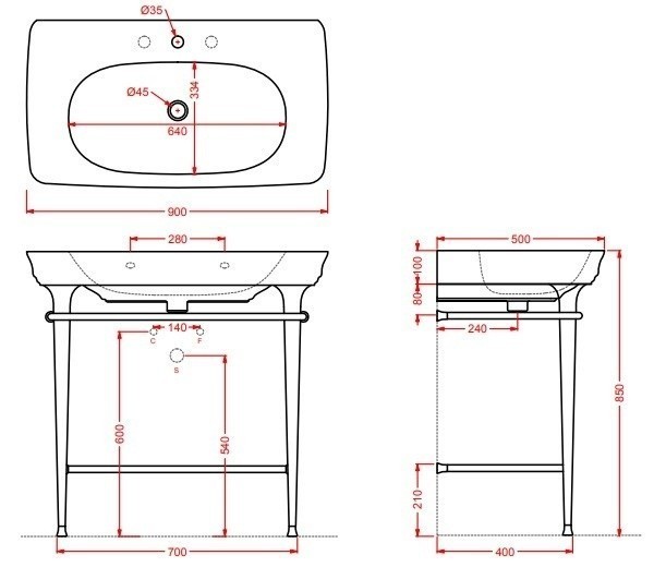 ArtCeram раковина для ванной комнаты, cil002 01 00 civitas цвет: белый глянцевый