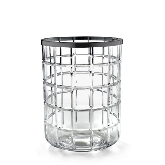 Ведро для мусора 10 L (никель черный шлифованный), 3SC Palace Crystal - PA65ACRCFSM