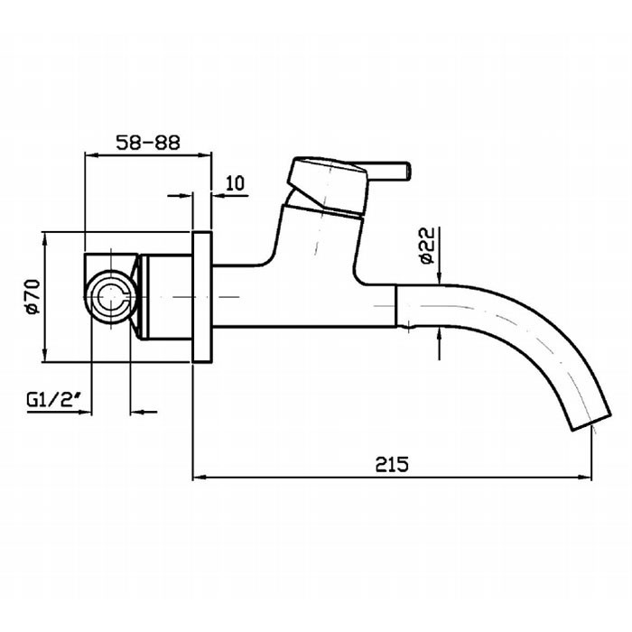 Zucchetti однорычажный смеситель для раковины на 1 отверстие, simply, хром арт. zsb125 r99788