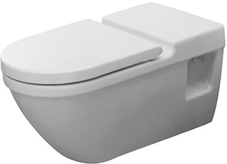 Duravit подвесной унитаз 70 см для инвалидов, starck 3, 2203090000 цвет: белый