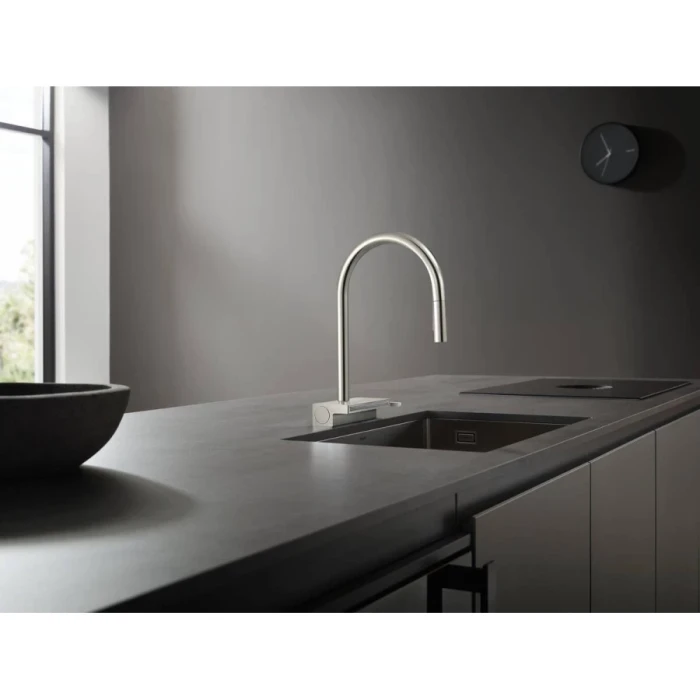 Hansgrohe смеситель для кухни, Aquno Select M81, нержавеющая сталь арт. 73837800
