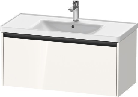 Duravit тумба подвесная под раковину 455 мм х 984 мм х 440 мм, ketho.2, k25084022220000 цвет: белый глянцевый