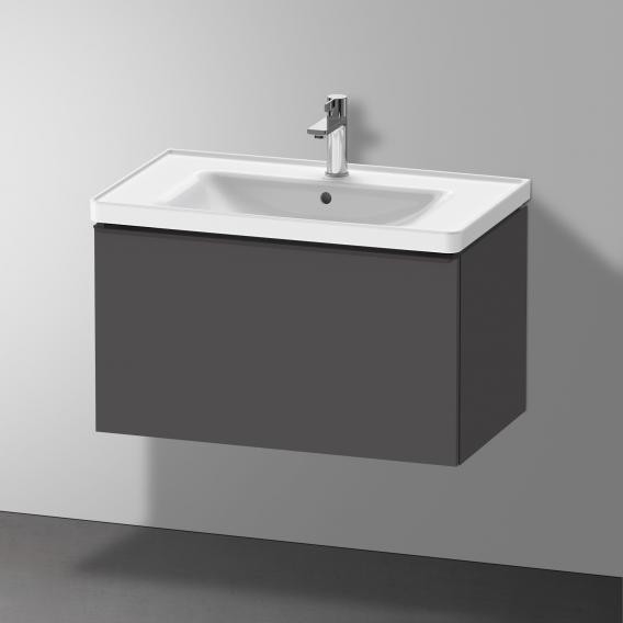 Duravit тумба подвесная под раковину 784 мм х 452 мм, d-neo, de425504949 цвет: графит матовый