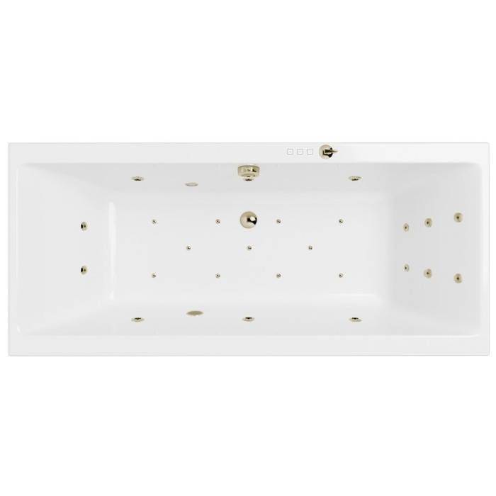 Встраиваемая ванна slim 180x80 ultra, Excellent Pryzmat, бронза арт. WAEX.PRY18S.ULTRA.BR