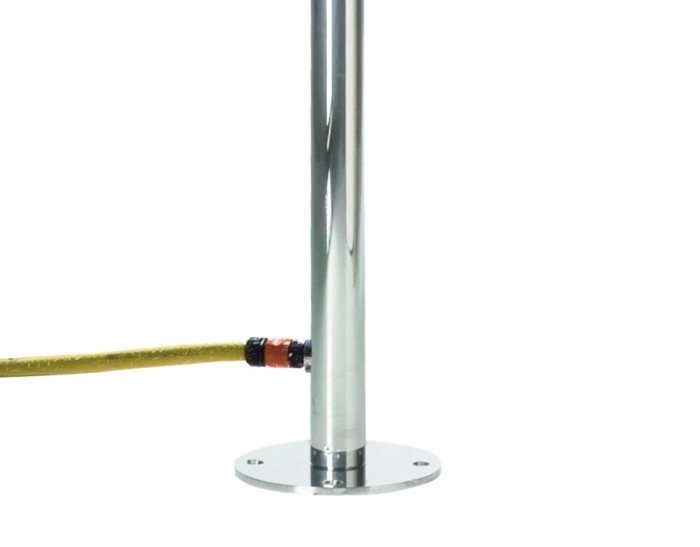 Bossini душевая колонна outdoor/indoor columns floor из нержавеющей стали, oki, хром арт. l00819.030