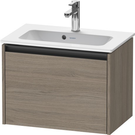 Duravit тумба подвесная под раковину 390 мм х 610 мм х 440 мм, ketho.2, k25055035350000 цвет: дуб терра