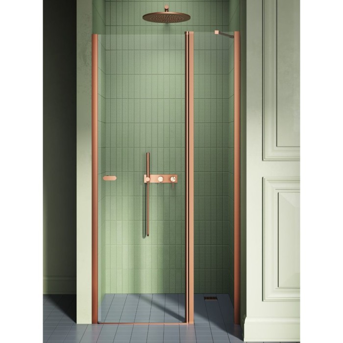 Дверь в нишу 110x195, New trendy New soleo copper brushed, браширо арт. D-0523A