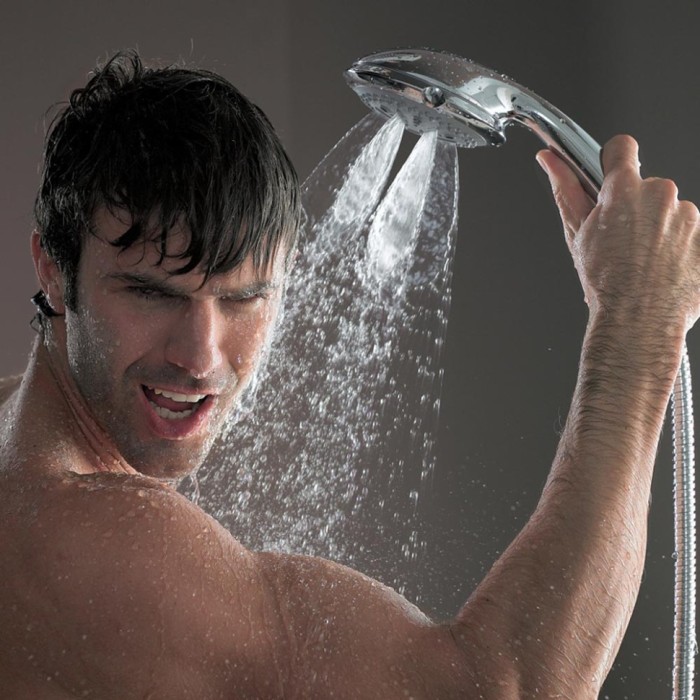 Bossini лейка для душа 4 режима, ocean, хром арт. b00102.030