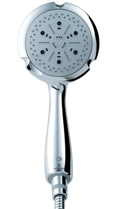 Bossini лейка для душа 4 режима, ocean, хром арт. b00102.030