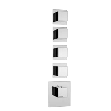 Bossini смеситель для ванны с душем, cube, хром арт. z032208.030