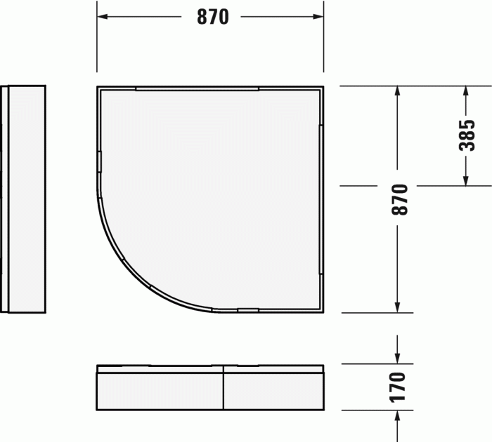 Duravit опора для душевого поддона, d-code, 790485000000000 цвет: белый