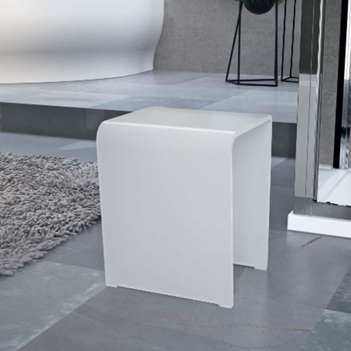 Novellini стульчик 32x44x26см, акрил, max.100kg, sed03opl цвет: белый
