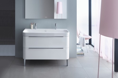 Duravit тумба напольная под раковину, happy d.2, h2 6375 22 цвет: белый глянцевый