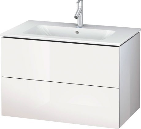Duravit тумба подвесная под раковину, l-cube, lc624102222 цвет: белый глянцевый
