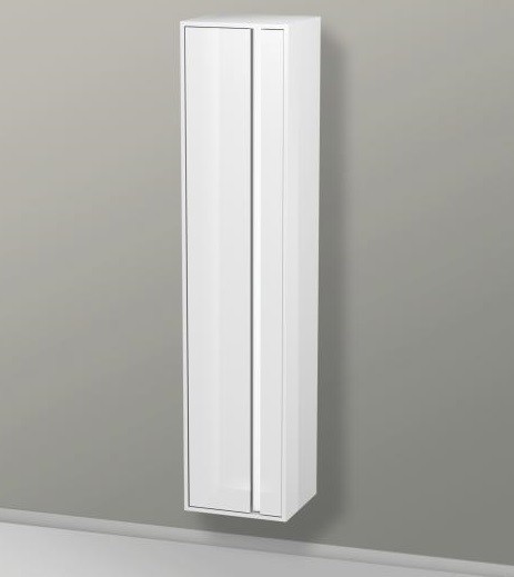 Duravit шкаф высокий левый, с полками, ketho, kt1255l2222 цвет: белый глянцевый