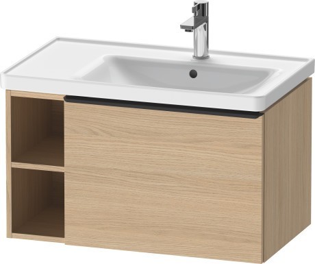 Duravit тумба подвесная под раковину 784 мм х 452 мм, d-neo, de425703030 цвет: натуральный дуб