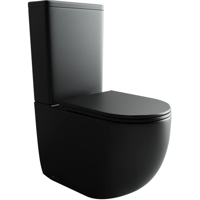 Ceramicanova унитаз с бачком и сиденьем metropol, cn4001mb цвет: чёрный