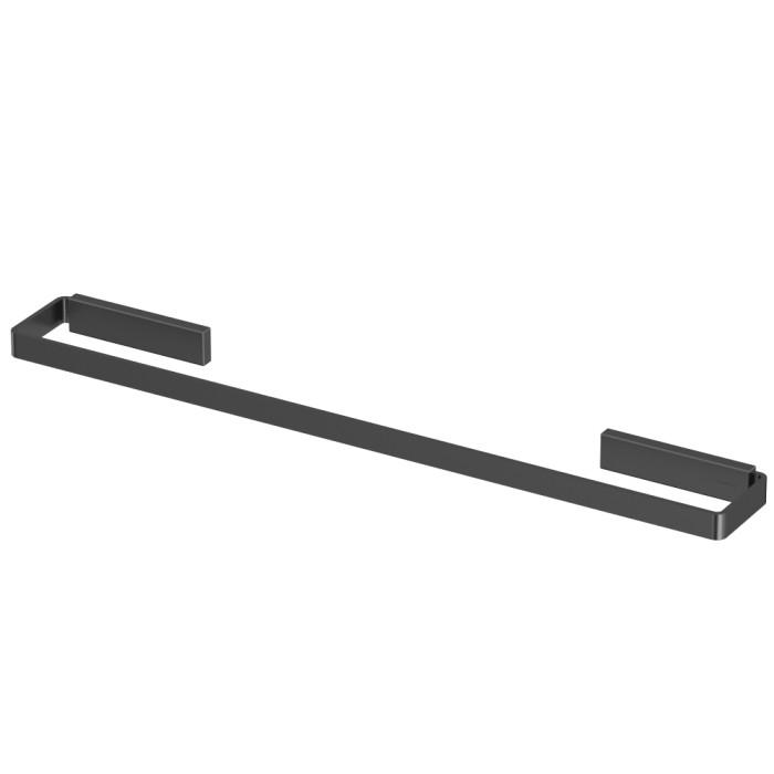 Полотенцедержатель 600 мм., Whitecross Cubo gunmetal, оружейная сталь арт. CU2452GM