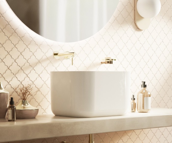 Раковина, накладная 50x40, Whitecross Lazurit, белый глянец арт. 0713.050040.100