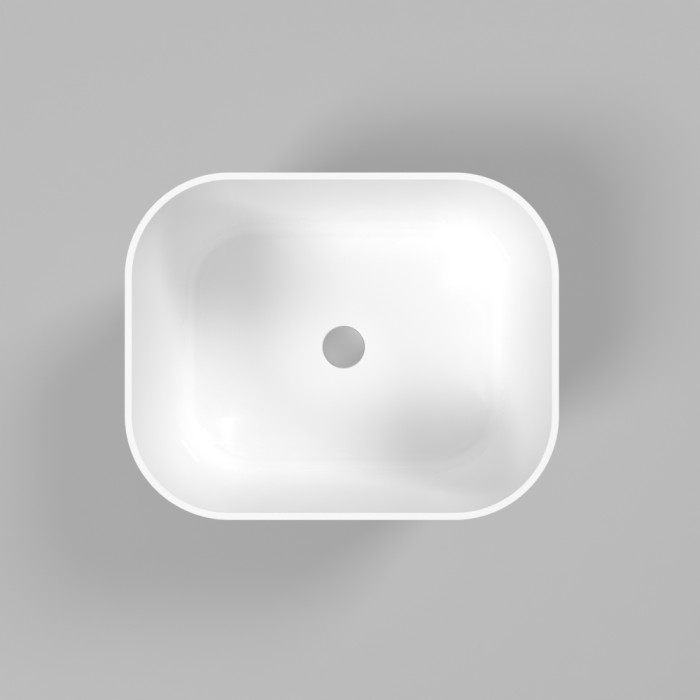 Раковина, накладная 50x40, Whitecross Lazurit, белый глянец арт. 0713.050040.100