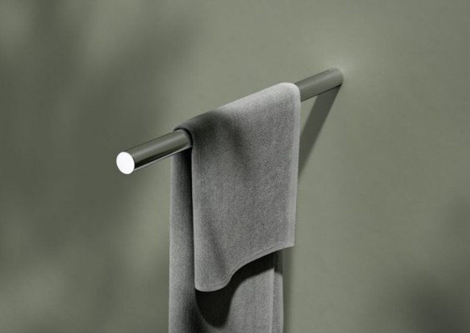 Keuco полотенцедержатель одинарный неповоротный collection reva 450 мм, сollection reva, хром арт. 12820 010000