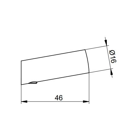 Keuco крючок для полотенца collection reva 46 мм, сollection reva, хром арт. 12814 010000