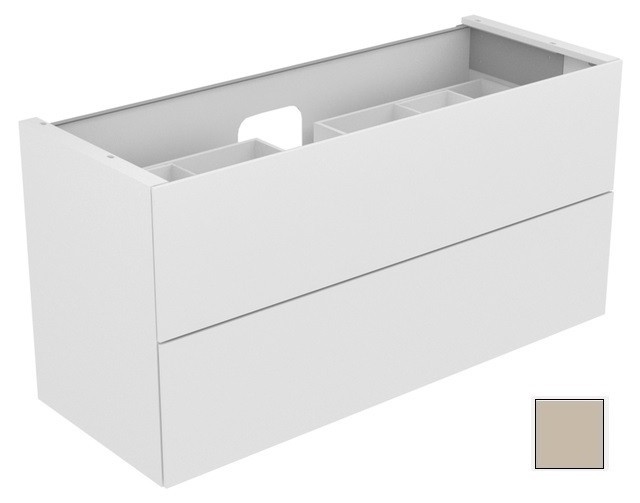 Keuco тумба подвесная под раковину с двумя выдвижными фронтами, edition 11, кашемир арт. 31362 280000