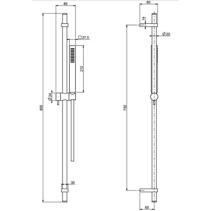Fima Carlo Frattini душевой гарнитур: ручной душ и шланг 150см. saliscendi, золото арт. f2218or