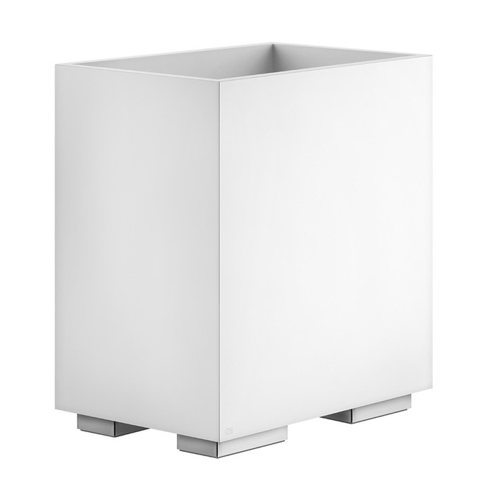 Gessi Корзина для мусора, Rettangolo, 20990#031 цвет: хром/белый