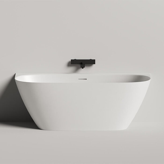Salini ванна пристенная 160x80, sofia, 102517g цвет: глянцевый белый