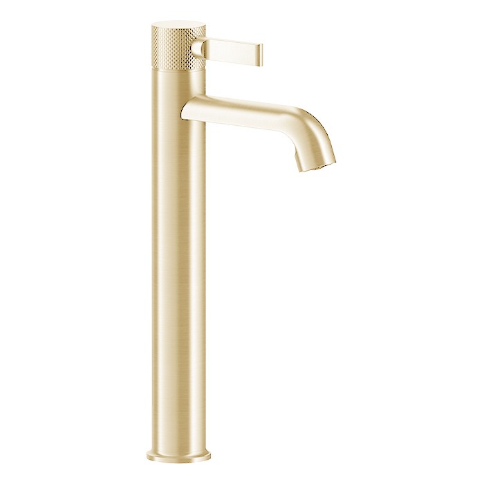 Gessi Смеситель для раковины, на 1 отв., высокий. цвет: золото, Inciso, 58004#246 цвет: золото