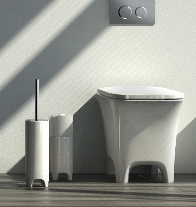 ArtCeram ершик для унитаза, cwc003 01 00 cow цвет: белый глянцевый