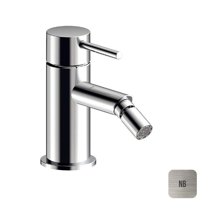 Смеситель однорычажный для биде на 1 отверстие, без донного клапана, Almar Mixers, E214003.NB цвет: никель брашированный