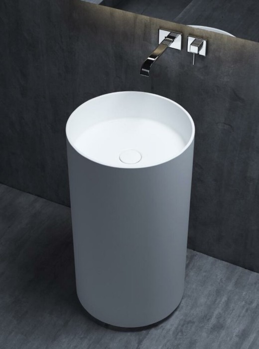 Salini раковина напольная 45x45, armonia, 130111g цвет: глянцевый белый