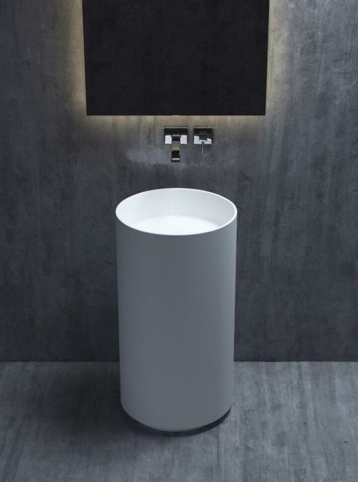 Salini раковина напольная 45x45, armonia, 130111g цвет: глянцевый белый