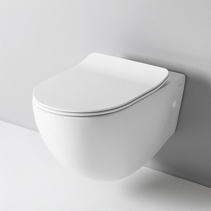 ArtCeram сиденье с крышкой для унитаза, fla014 05 file 2.0 цвет: белый матовый