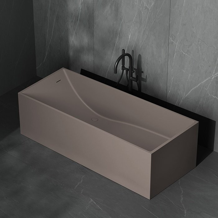 Ванна отдельностоящая 180x760хh58 см, Dea Design Modern, grey brown арт. DD8607 1800 6