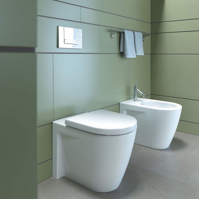 Duravit напольный приставной унитаз, starck 2, 2128090000 цвет: белый