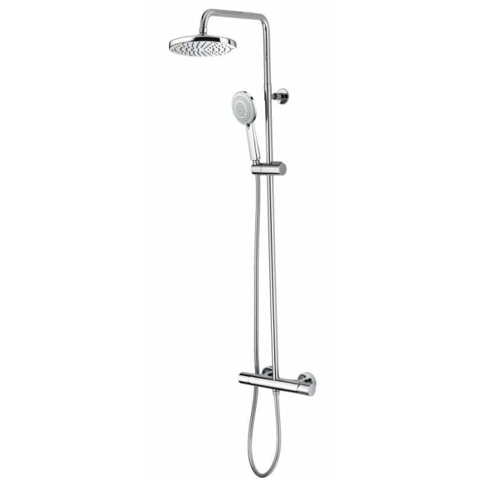 Bossini душевая стойка k-oki monocomando из лауни, oki, хром арт. l10016.030