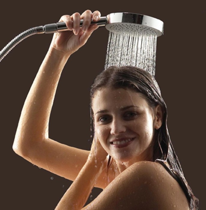 Bossini лейка для душа 1 режим, dinamica, хром арт. b00166.030