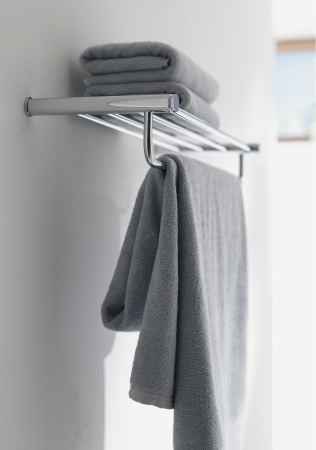 Duravit полка для полотенец, d-code, 0099251000 цвет: хром