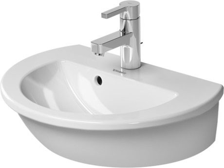 Duravit раковина подвесная 47х34см, darling new, 0731470000 цвет: белый