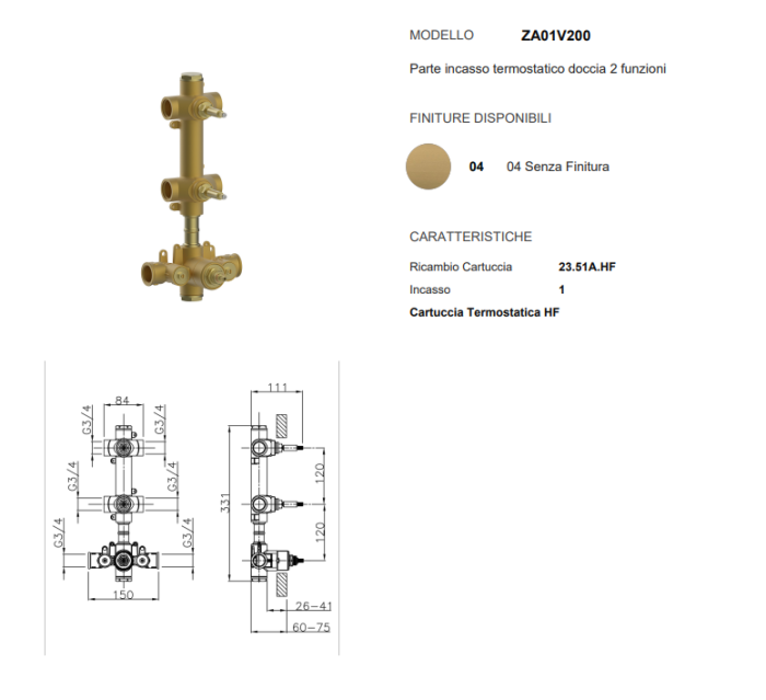 Cisal смеситель для душа, ln01v20040 nuova less, цвет: black matt