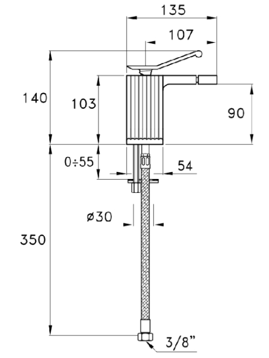 Stella смеситель для биде, casanova, хром арт. cs00300cr00