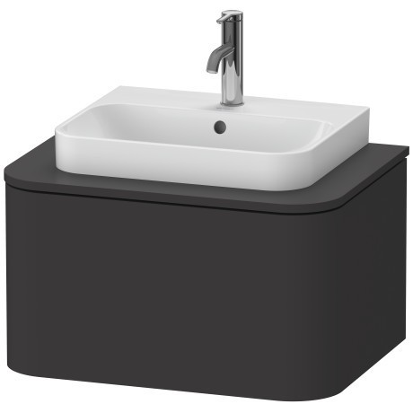Duravit тумба подвесная для консоли plus, happy d.2 plus, hp494008080 цвет: графит