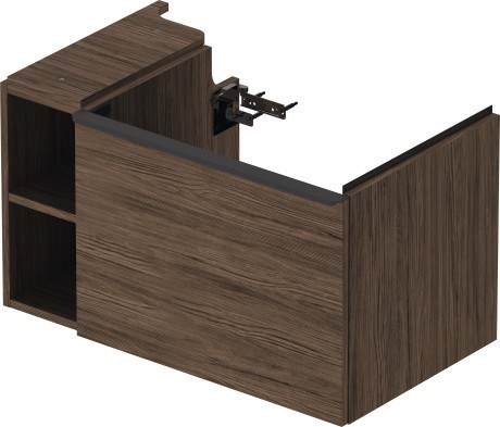 Duravit тумба подвесная под раковину 784 мм х 452 мм, d-neo, de425702121 цвет: орех темный